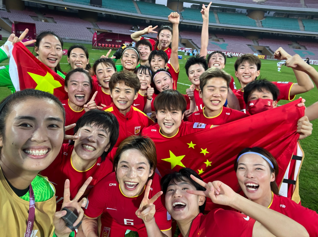 中国女足球队在国际比赛中赢得冠军