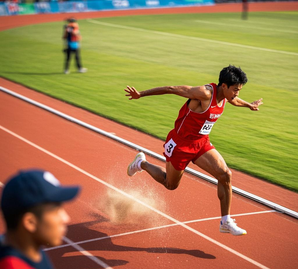 运动员们跨越艰难困境,向前挺进 运动员们跨越艰难困境,向前挺进
